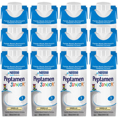 Pediatric Oral Supplement Peptamen Junior Vanilla Flavor 8.45 oz. Carton Liquid Whey Protein Impaired GI Function| 24/Case