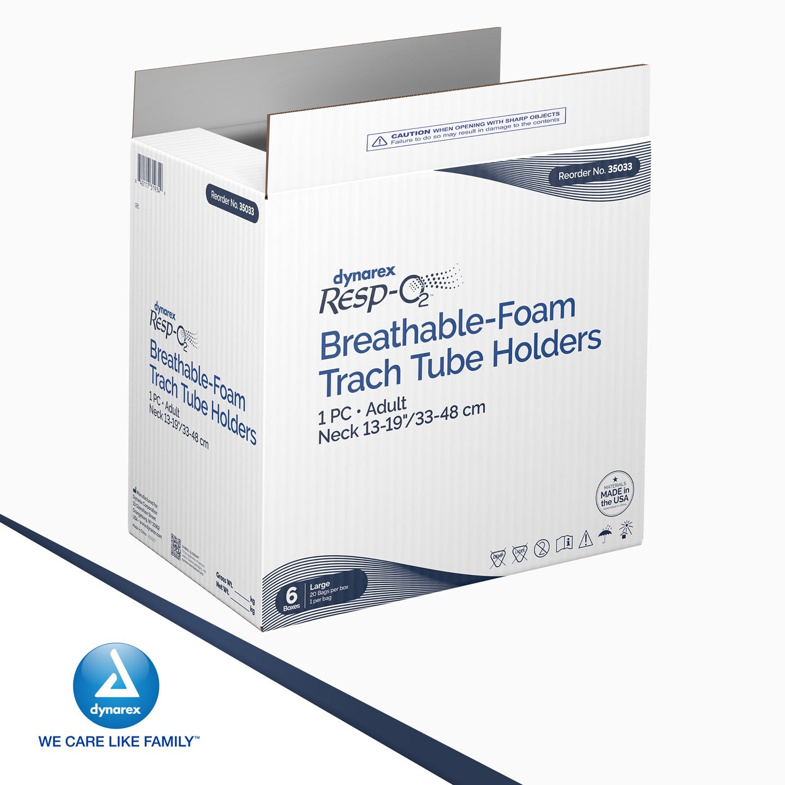 Comfort-Foam Trach Tube Holders
