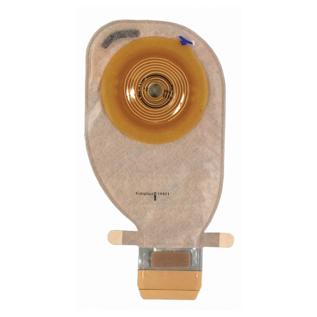 Ostomy Pouch Assura New Generation One-Piece System 11-1/2 Inch Length Convex Light, Trim to Fit 3/4 to 1-3/4 Inch Stoma Drainable,Packaging Type- Box Default Title