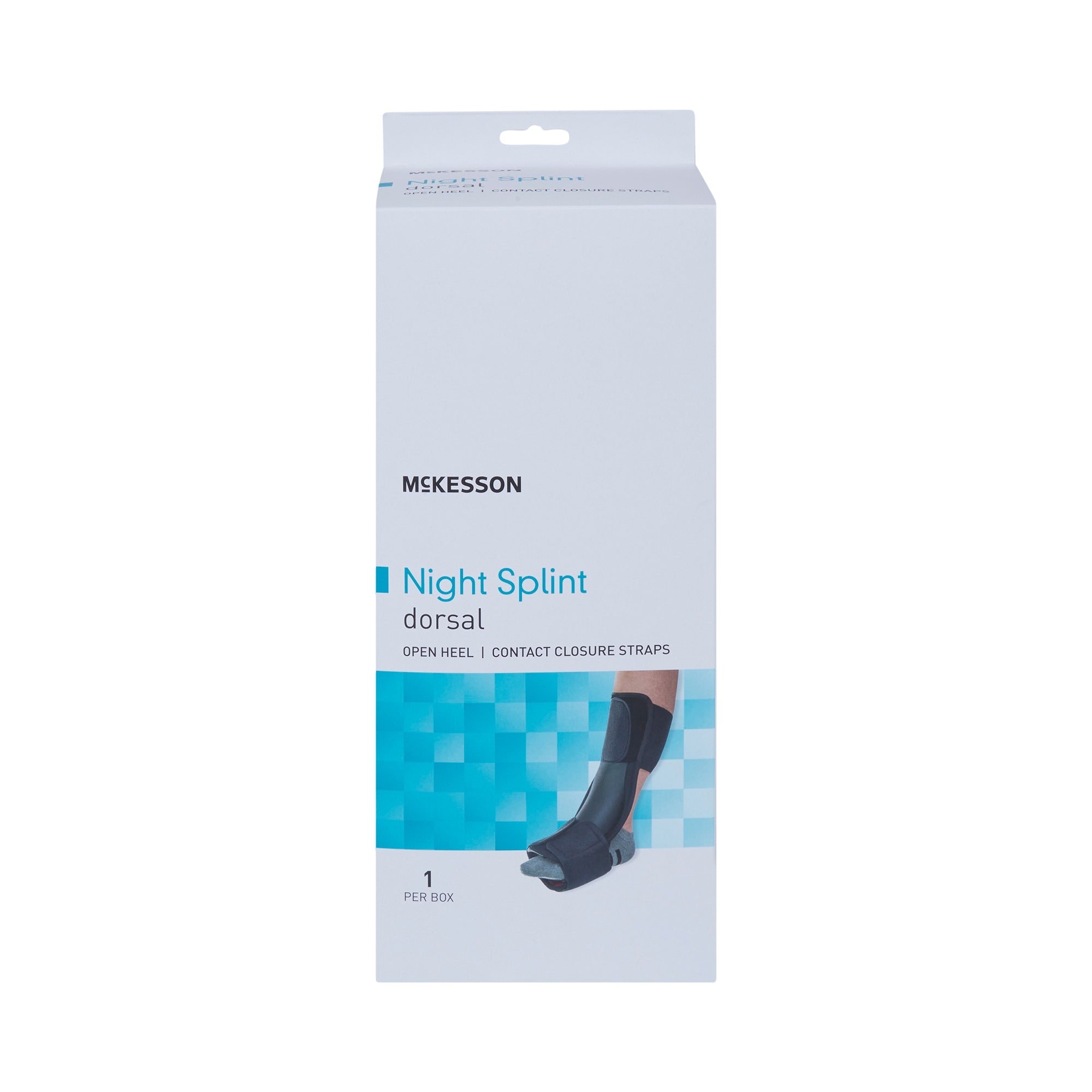 Dorsal Night Splint McKesson Large / X-Large Hook and Loop Closure Male 9 to 14 / Female 10 to 15 Foot