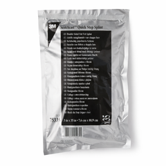Padded Precut Splint 3M Scotchcast Quick Step Double Sided Felt 2 X 10 Inch Felt / Fiberglass White, Packaging Type- Case