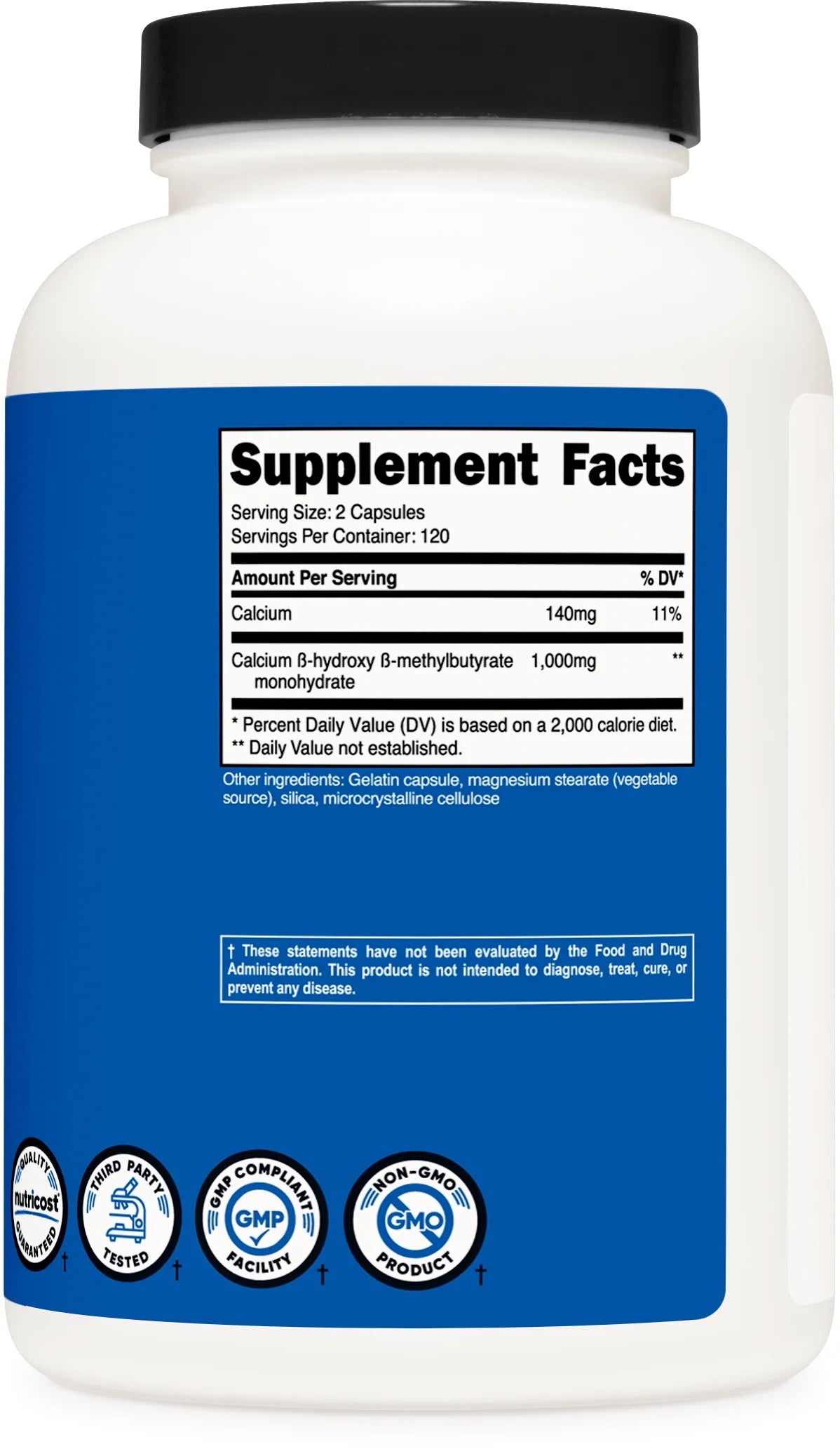 HMB (Beta Hydroxy Beta Methylbutyric) Supplement 1000Mg, 240 Capsules