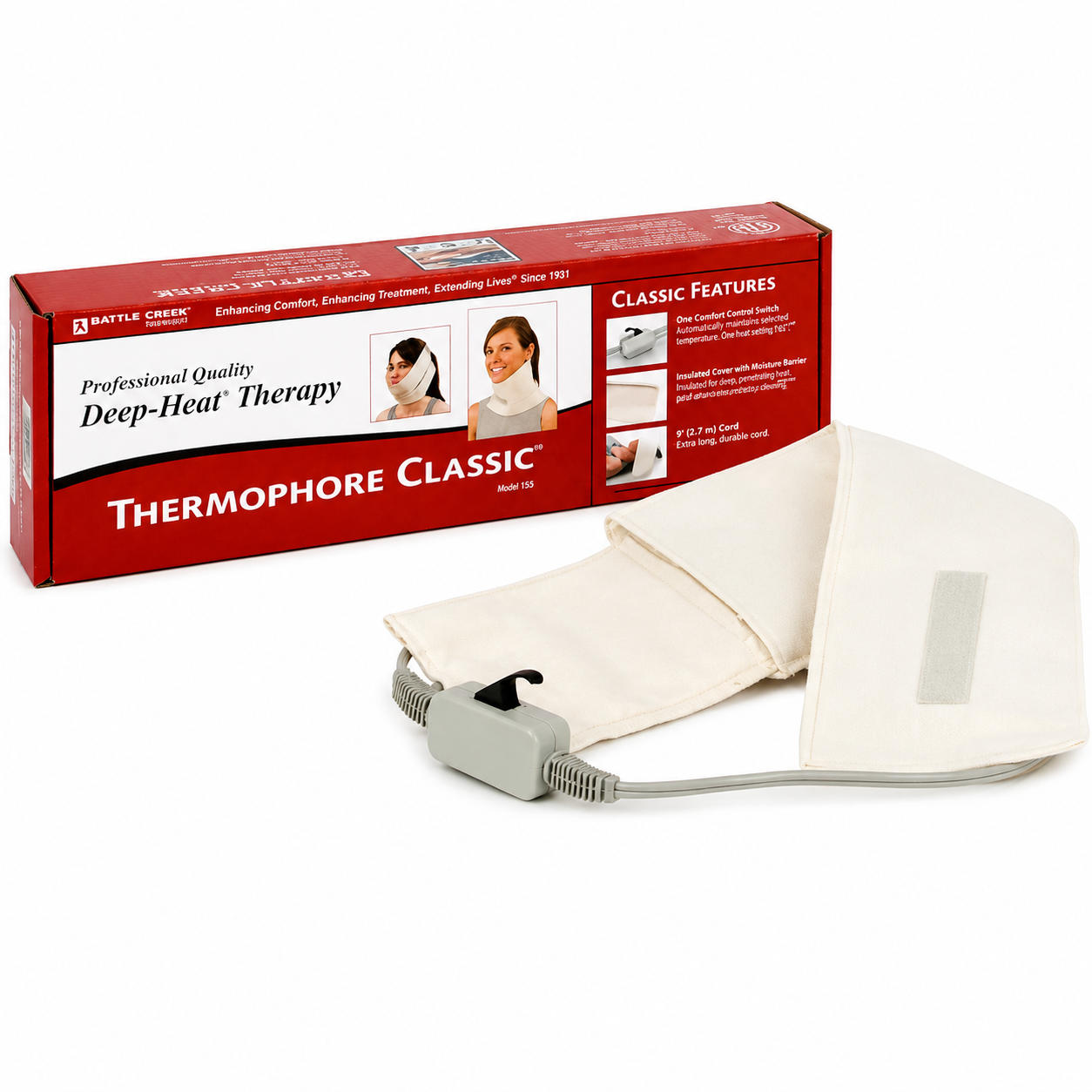 Thermophore Classic Petite 4  X 17  Moist Heating Pad