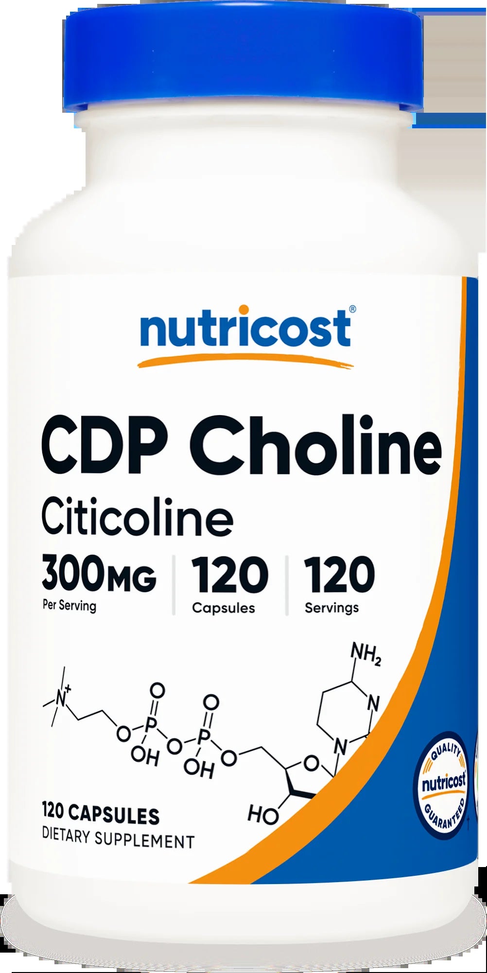 CDP Choline, Citicoline, 300 Mg, 120 Capsules,