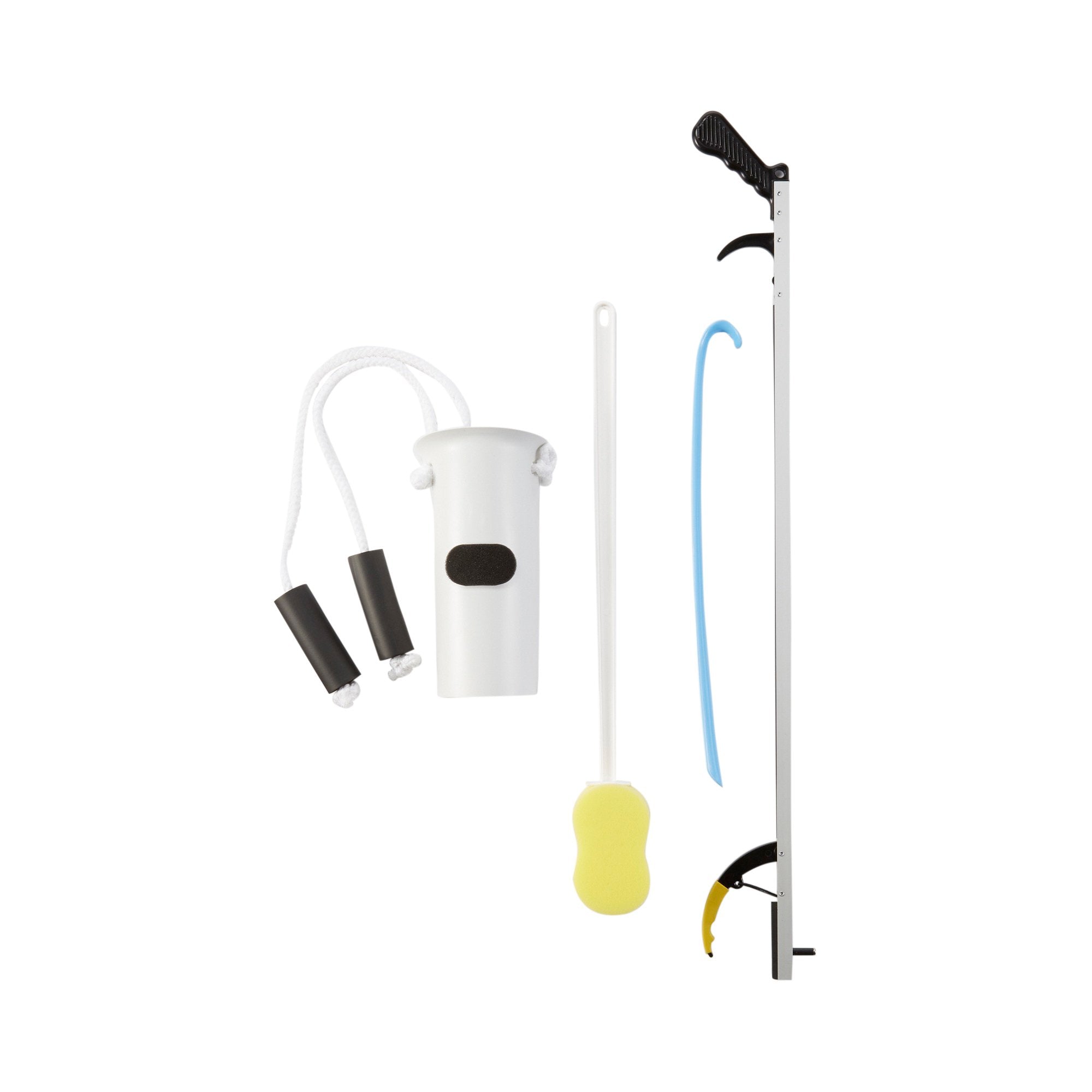 ADL Hip / Knee Equipment Kit FabLife Standard Reacher   32 Inch Length / Shoehorn   18 Inch Length
