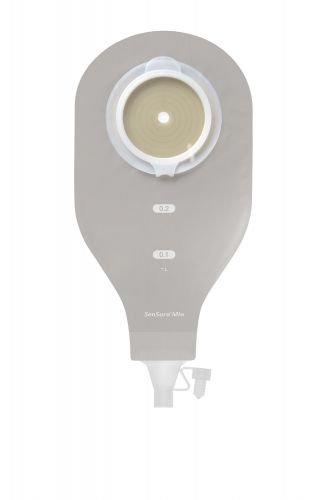 Ostomy Pouch SenSura Mio One-Piece System Flat, Trim to Fit 3/8 to 4 Inch Stoma Drainable