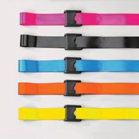 Gait Belt Posey EZ Clean 81 Inch Length Blue Polyurethane Coated Webbing