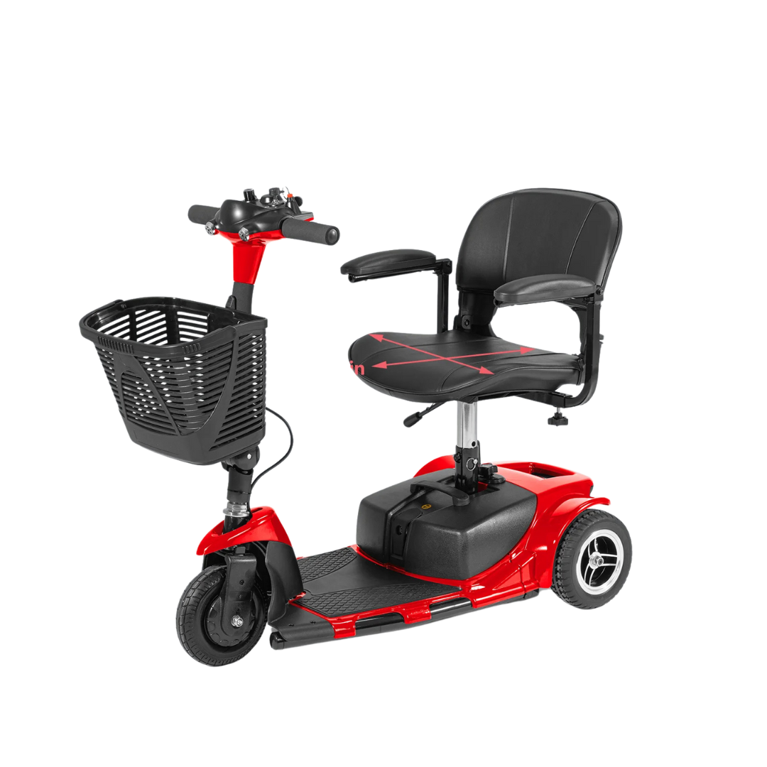 3 4 wheel mobility scooters electric power mobile wheelchair for seniors adult with basket compact duty travel scooter