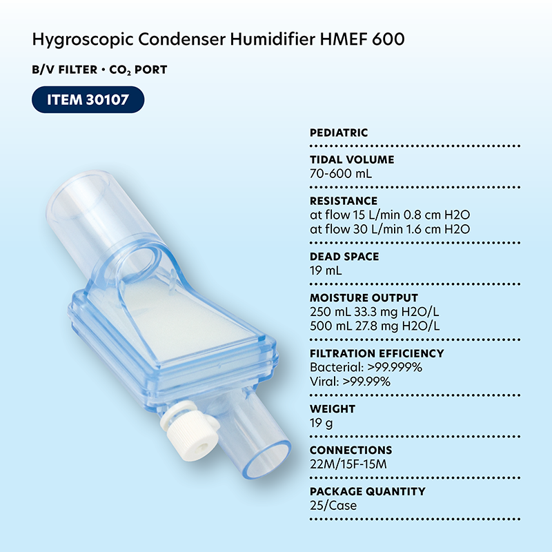 Dynarex Hygroscopic Condenser Humidifier HMEF