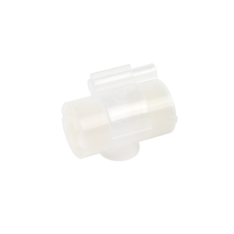 Dynarex 30301 Heat Moisture Exchanger (HME) 1250 Tracheostomy, T-Shape, Su