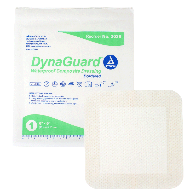 dynarex dynaguard waterproof dressings