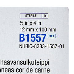Skin Closure Strip Steri-Strip 1/2 X 4 Inch Nonwoven Material Flexible Strip Tan, Packaging Type- Box