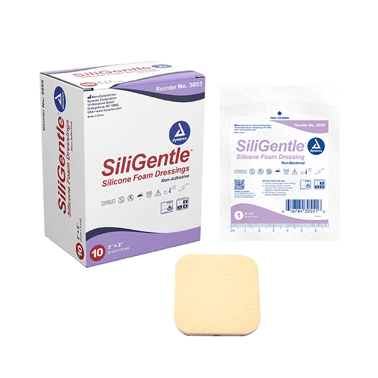 dynarex siligentle foam dressings