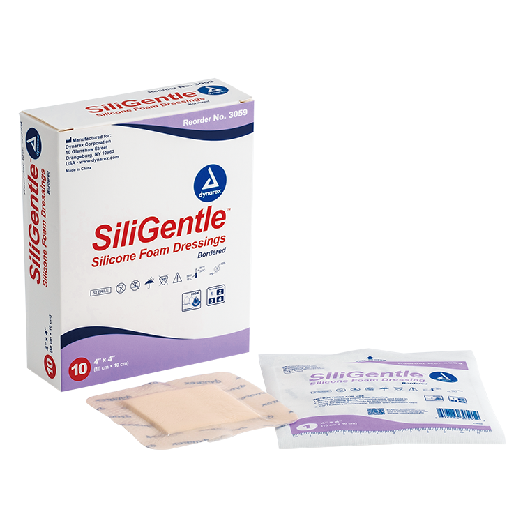 dynarex siligentle foam dressings