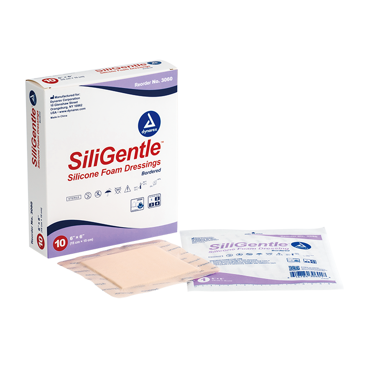dynarex siligentle foam dressings