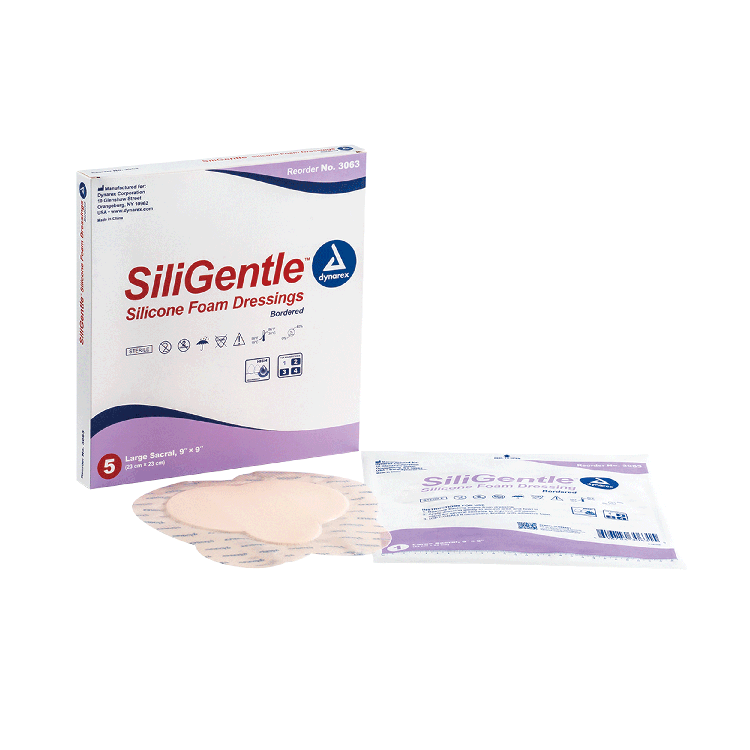 dynarex siligentle foam dressings