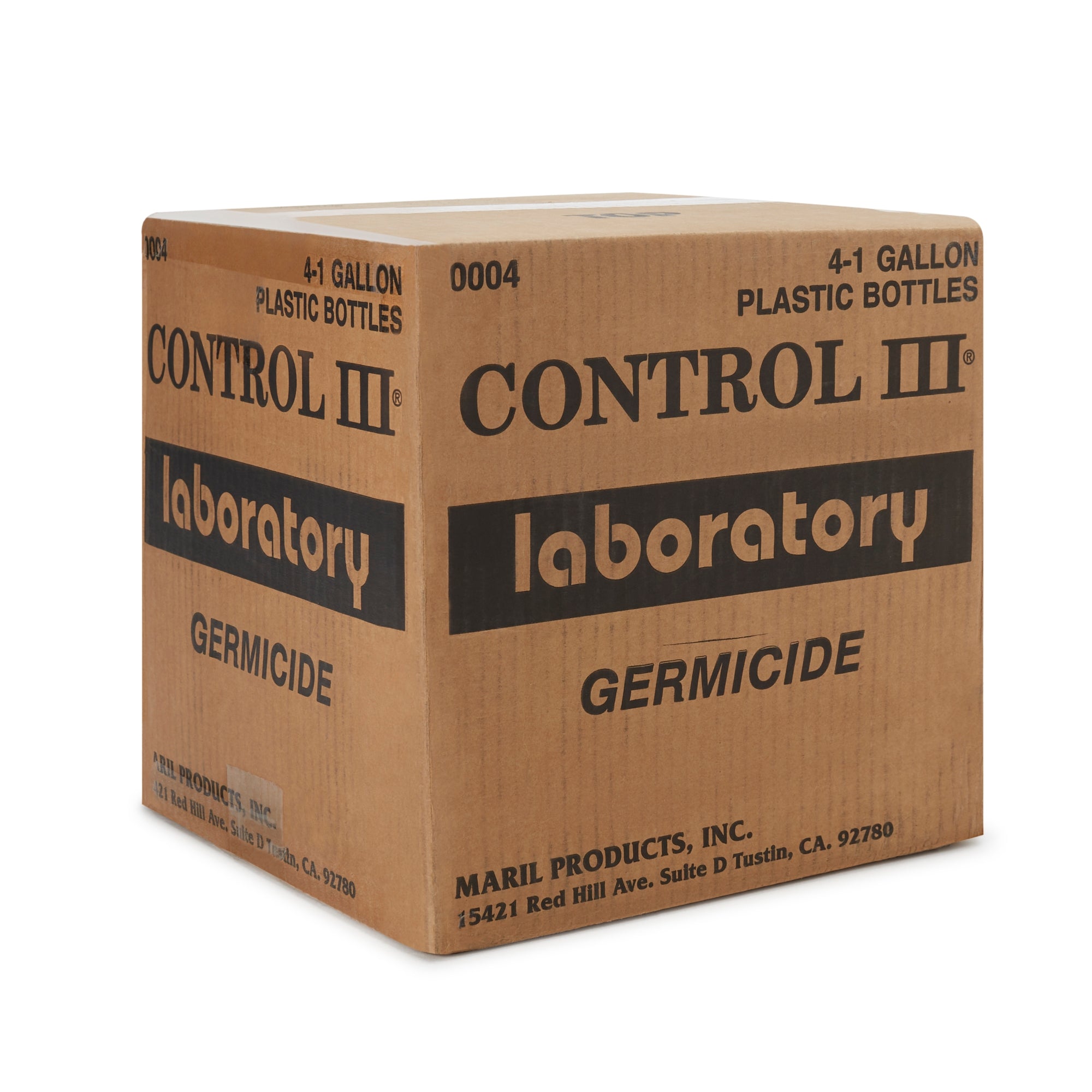 Control III Laboratory Germicide Surface Disinfectant Cleaner Quaternary Based Manual Pour Liquid 1 gal. Bottle Benzaldehyde Scent NonSterile | 4 GALLON/CASE