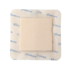 dynarex siligentle ag silver silicone foam dressing