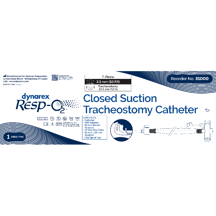 Dynarex Closed Suction Catheters - Tracheal