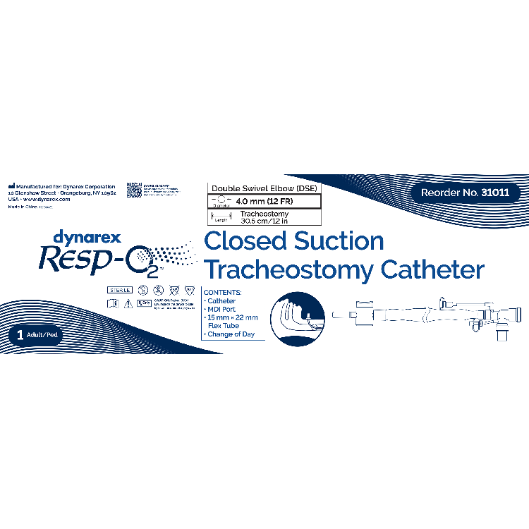 Dynarex Closed Suction Catheters - Tracheal