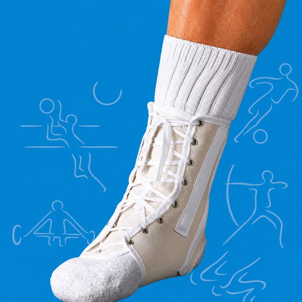Ankle Splint Lace-up Canvas Small Sportaid