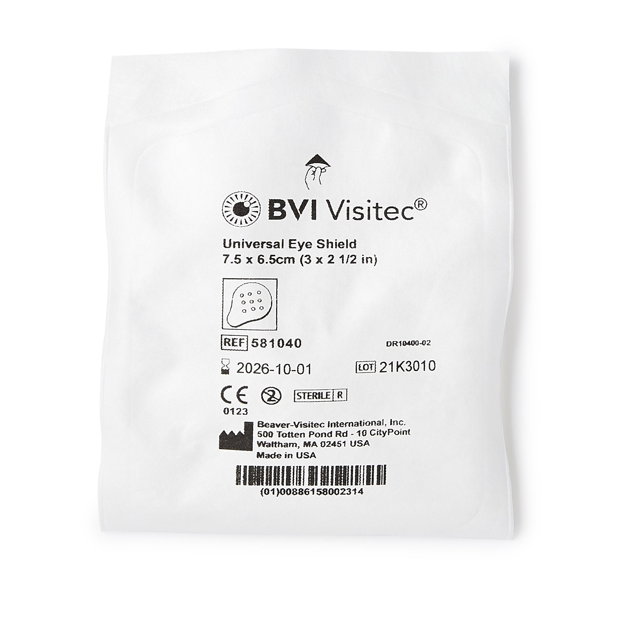 Eye Protector BD Visitec 2-1/2 X 3 Inch, Packaging Type- Box