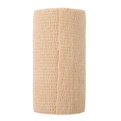 Cohesive Bandage Sensi-Wrap 4 Inch X 5 Yard Self-Adherent Closure Tan NonSterile Standard Compression, Packaging Type- Case
