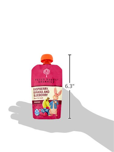 Peter Rabbit Organics Fruit Snacks - Raspberry Banana And Blueberry - Case Of 10 - 4 Oz.