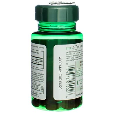 Suplemento vitamínico para los ojos Nature's Bounty Luteína 20 mg Cápsulas blandas 40 por botella, Tipo de embalaje: Cada una