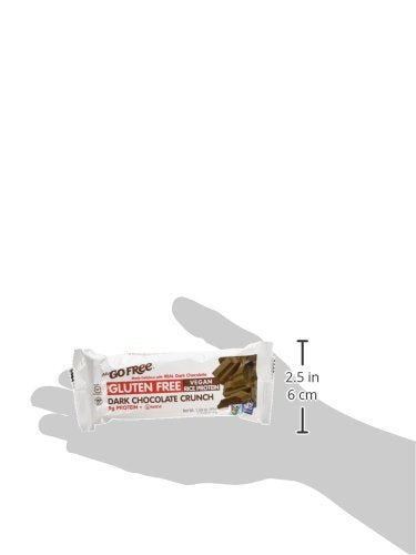 Nugo Nutrition Bar - Gluten Free Dark Chocolate Crunch - Case Of 12 - 45 Grams