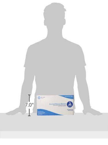 Rescue Blanket 52 W X 84 L Inch Mylar / Aluminum, Packaging Type- Case