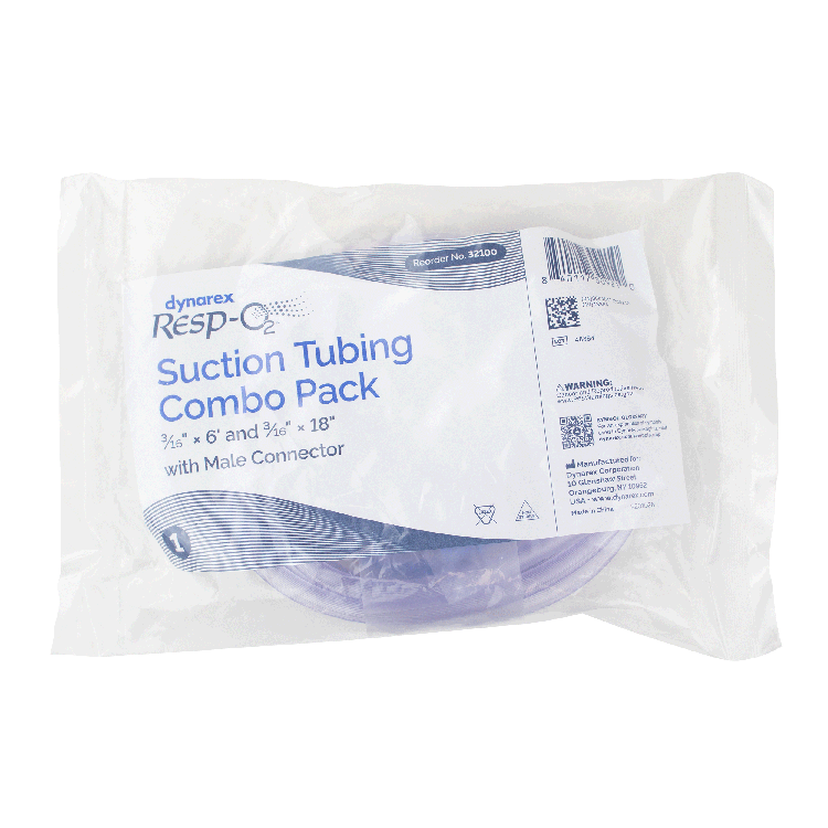 Tubo de conexión de succión Dynarex: Diseño duradero y flexible para una succión eficiente. Ideal para uso médico, garantiza un rendimiento confiable y un manejo sencillo.