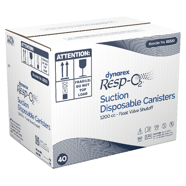 dynarex disposable suction canisters