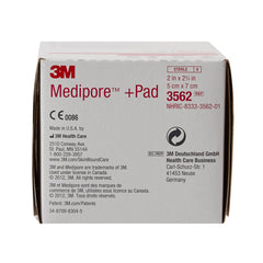 Composite Dressing 3M Medipore 2 X 2-3/4 Inch Rectangle Sterile Nonwoven Backing, Packaging Type- Case