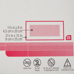Composite Dressing 3M Medipore 3-1/2 X 10 Inch Rectangle Sterile Nonwoven Backing, Packaging Type- Case