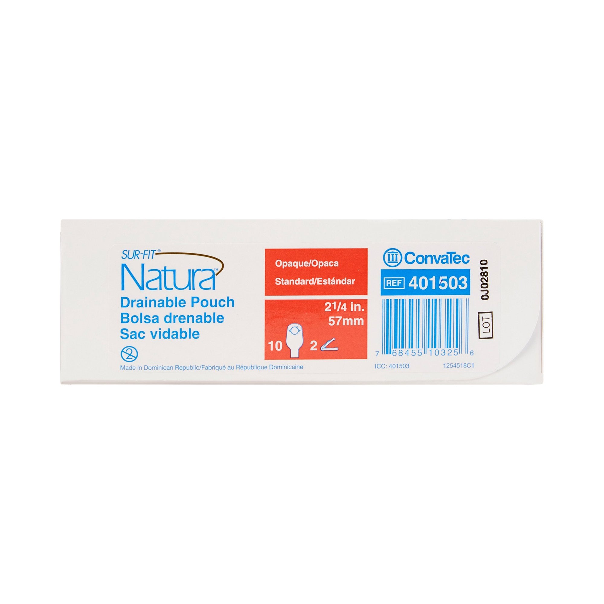 Colostomy Pouch Sur-Fit Natura Two-Piece System 12 Inch Length Drainable,Packaging Type- Box