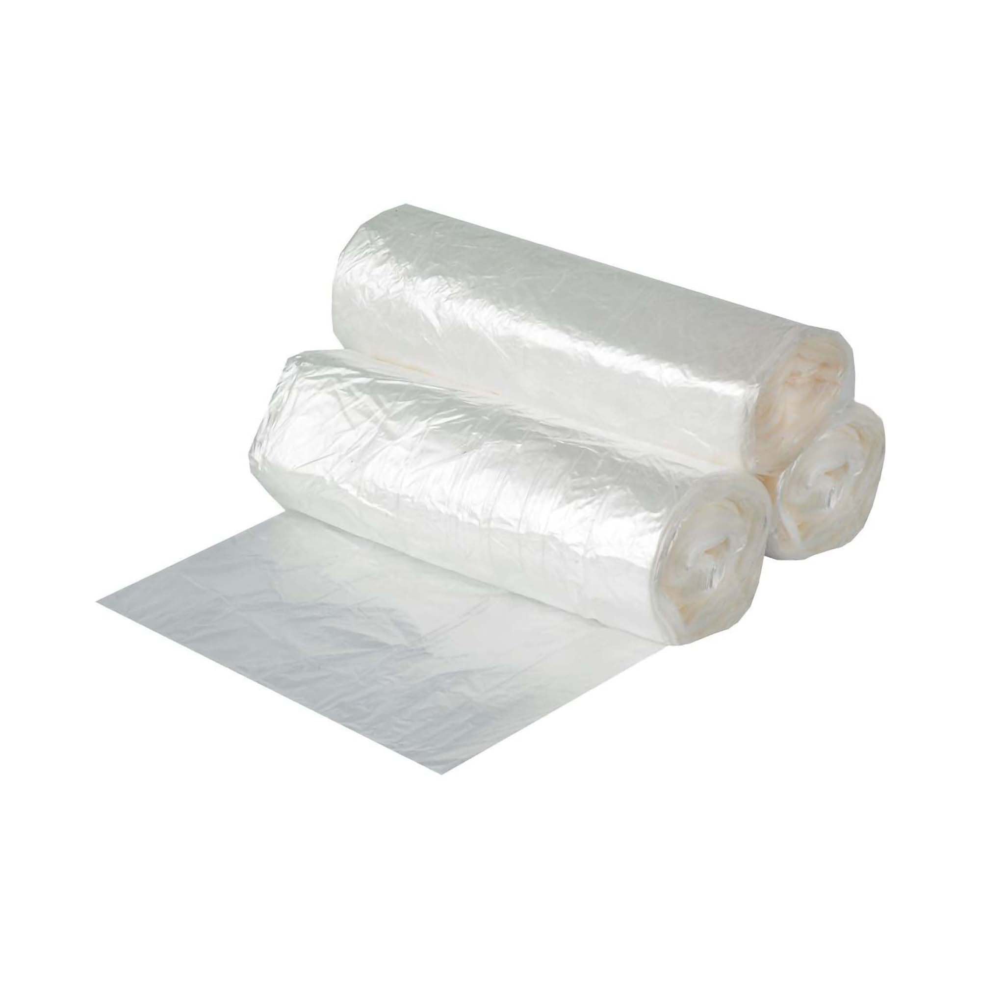 33 gallon clear trash bags made from LLDPE