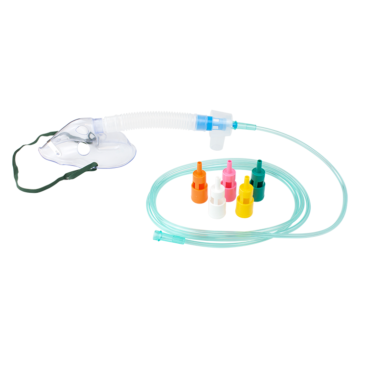Dynarex Venturi Masks with Dilutors & Dial - Enhance Oxygen Therapy with Adjustable Flow for Optimal Breathing Comfort and Accurate Delivery.