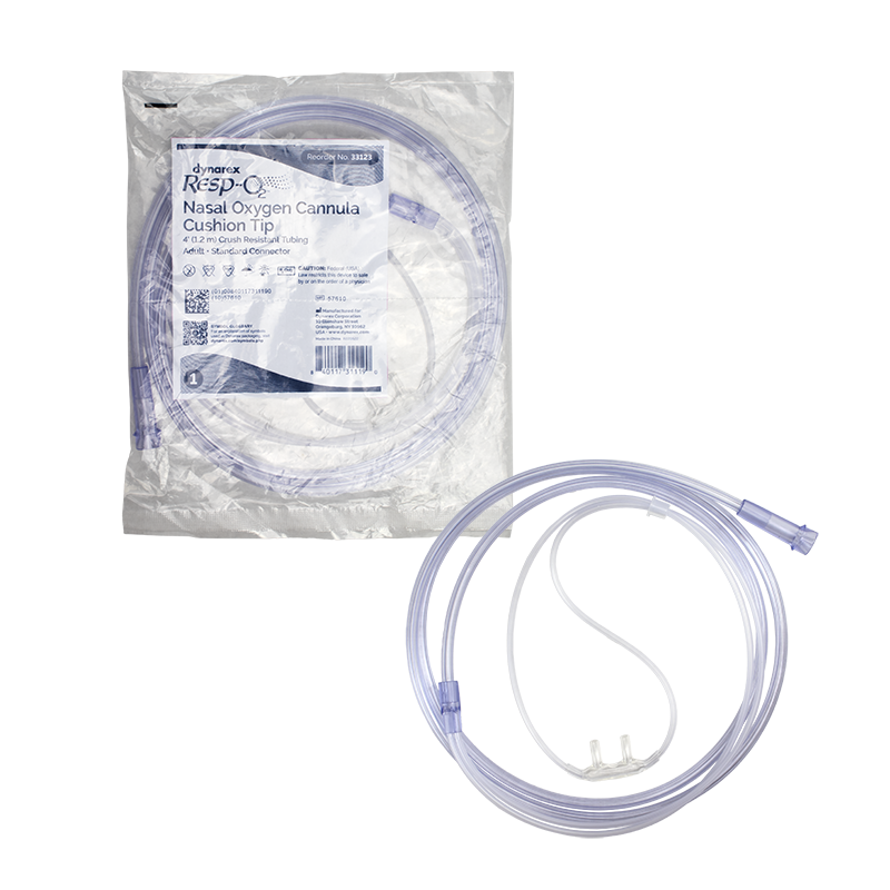 Dynarex Nasal Oxygen Cannulas - Cushion Tip