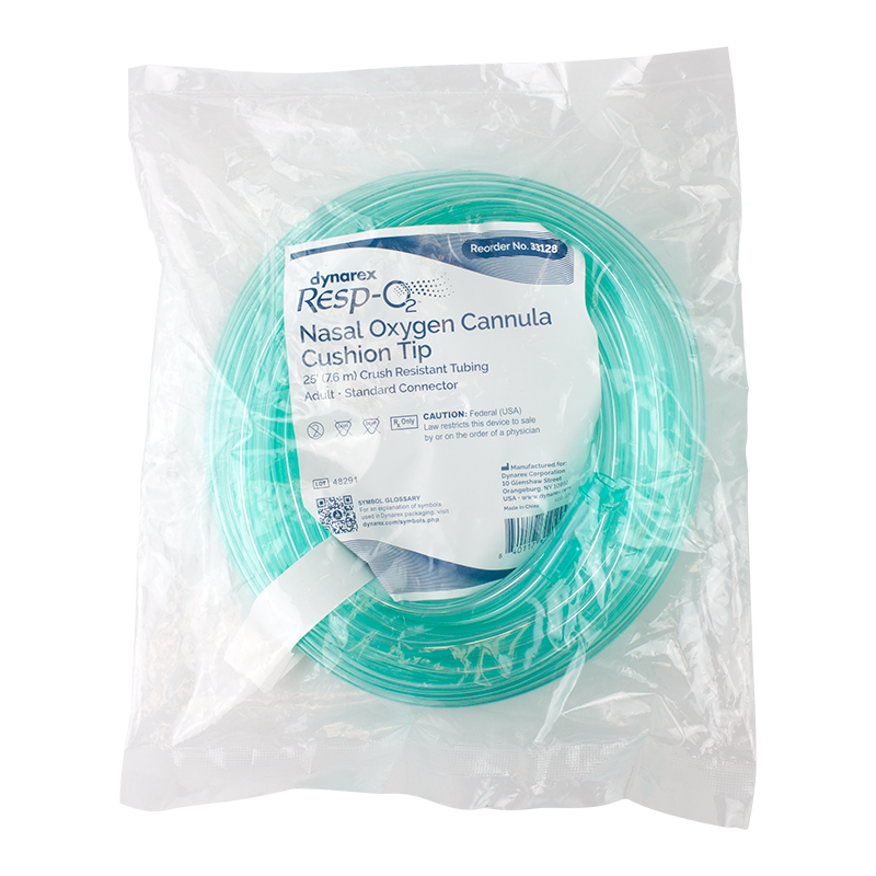 Dynarex Nasal Oxygen Cannulas - Cushion Tip