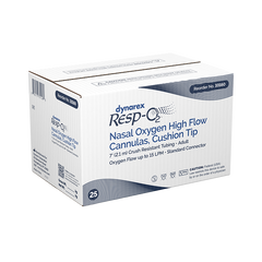 Dynarex High Flow Nasal Oxygen Cannulas with Cushion Tip - Comfortable & Effective Oxygen Delivery for Enhanced Breathing Support. Ideal for Home & Clinical Use.