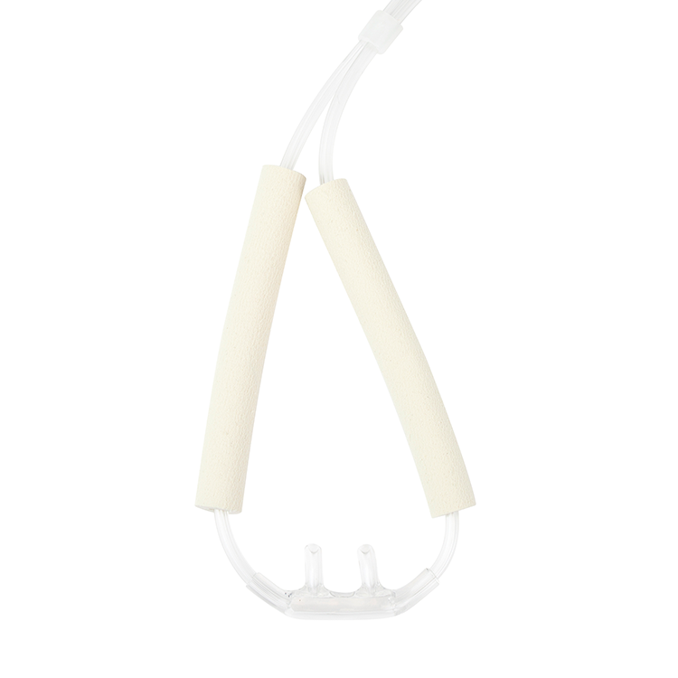 Dynarex 33170 Pediatric Nasal Oxygen Cannula Cushion Tip w/Advantage Ear Foam w/ 7'