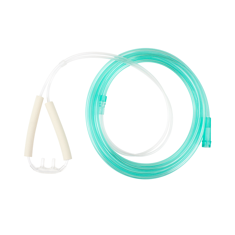 Dynarex Nasal Oxygen Cannula Cushion Tip w/Advantage Ear Foam w/ 7'