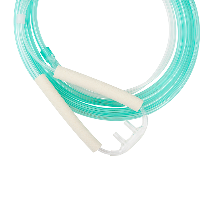 Dynarex Nasal Oxygen Cannula Cushion Tip w/Advantage Ear Foam w/ 7'