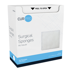 Gauze Sponge Dynarex 4 X 4 Inch 12-Ply Sterile 2 per Pack