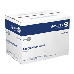Gauze Sponge Dynarex 4 X 4 Inch 12-Ply Sterile 2 per Pack