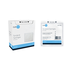 Gauze Sponge Dynarex 4 X 4 Inch 12-Ply Sterile 2 per Pack