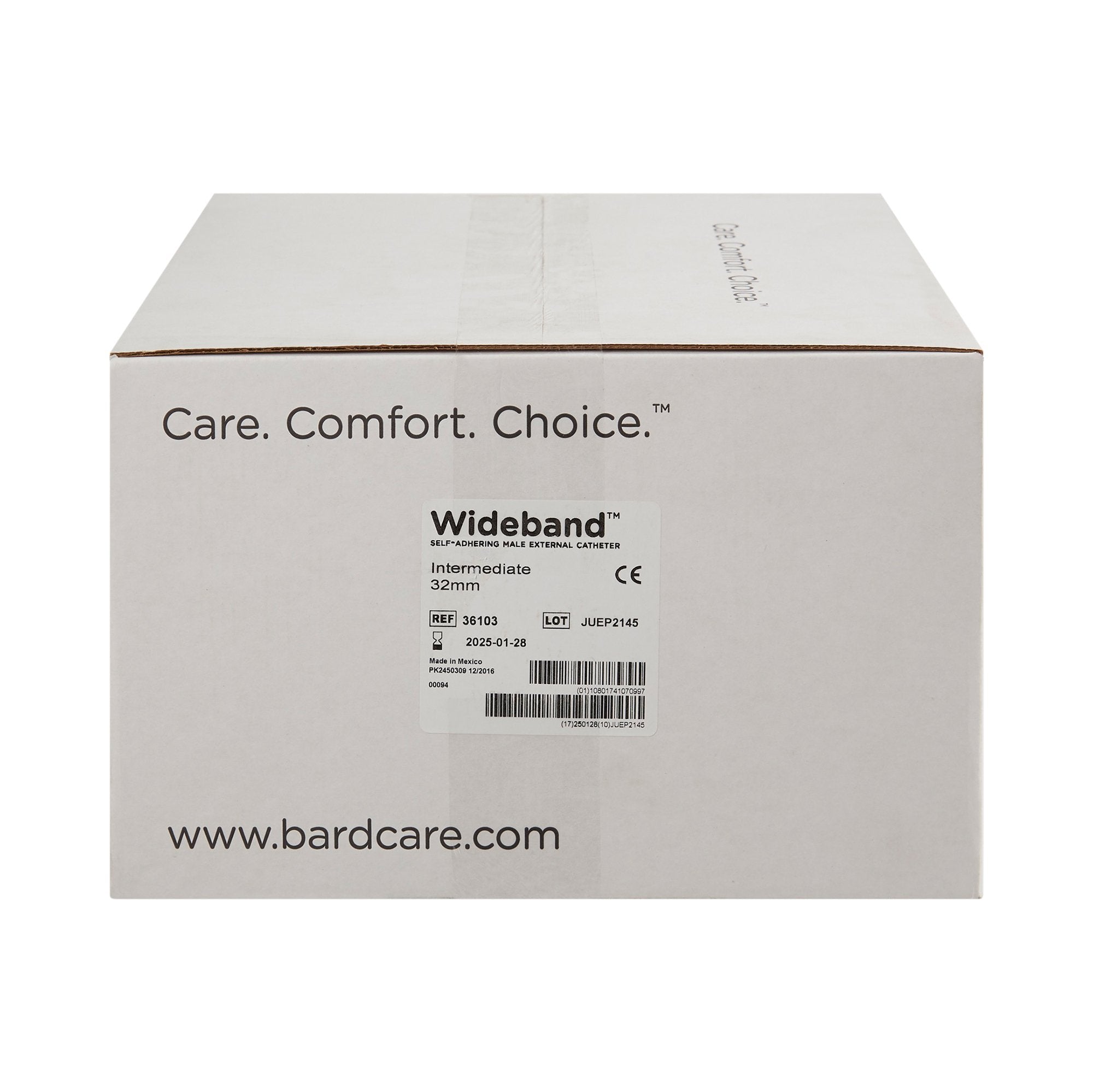 Male External Catheter Wide Band Self-Adhesive Band Silicone Intermediate,Packaging Type- Each
