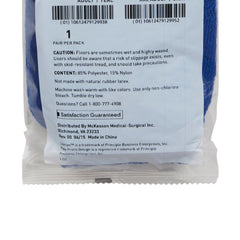 Slipper Socks McKesson Terries Unisex Adult X-Large Single Tread Single Patient Use Royal Blue, Packaging Type- Case