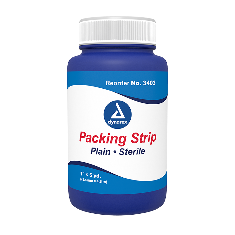 dynarex packing strips iodoform sterile